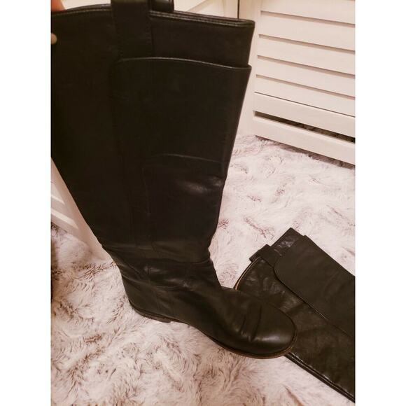 FRYE BLACK PAIGE TALL RIDING BOOT SIZE 8.5 - Picture 7 of 7